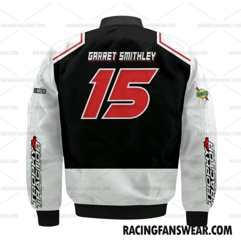 Nascar store - Loyal fans of Garrett Smithley's Bomber Jacket,Unisex Thick Coat,Unisex Sleeveless Hoodie,Unisex Hooded T-Shirt,Kid Sleeveless Hoodie,Kid Hooded T-Shirts,Kid Thick Coat:vintage nascar racing suit,uniform,apparel,shirts,merch,hoodie,jackets,shorts,sweatshirt,outfits,clothes