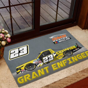 Grant Enfinger Nascar Racing 2023 Carpet Living Room Area Rugs Doormats Blanket Flag Home 6 Nascar store - Loyal fans of Grant Enfinger's Rug,Doormat,Blanket Microfiber Fleece,Blanket Premium Sherpa,House Flag:vintage nascar racing suit,uniform,apparel,shirts,merch,hoodie,jackets,shorts,sweatshirt,outfits,clothes