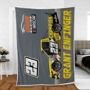 Grant Enfinger Nascar Racing 2023 Carpet Living Room Area Rugs Doormats Blanket Flag Home 10 Nascar store - Loyal fans of Grant Enfinger's Rug,Doormat,Blanket Microfiber Fleece,Blanket Premium Sherpa,House Flag:vintage nascar racing suit,uniform,apparel,shirts,merch,hoodie,jackets,shorts,sweatshirt,outfits,clothes