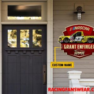 Grant Enfinger Nascar Racing Customize Name Home Cut Metal Signs 1 Nascar store - Loyal fans of Grant Enfinger's Cut Metal Signs:vintage nascar racing suit,uniform,apparel,shirts,merch,hoodie,jackets,shorts,sweatshirt,outfits,clothes