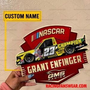 Grant Enfinger Nascar Racing Customize Name Home Cut Metal Signs 2 Nascar store - Loyal fans of Grant Enfinger's Cut Metal Signs:vintage nascar racing suit,uniform,apparel,shirts,merch,hoodie,jackets,shorts,sweatshirt,outfits,clothes