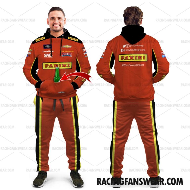 Nascar store - Loyal fans of Gray Gaulding's Combo Unisex Pop Top Hoodie + Unisex Long Pants,Unisex Pop Top Hoodie,Unisex Long Pants:vintage nascar racing suit,uniform,apparel,shirts,merch,hoodie,jackets,shorts,sweatshirt,outfits,clothes