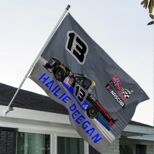 Hailie Deegan Nascar Racing 2023 Carpet Living Room Area Rugs Doormats Blanket Flag Home 13 Nascar store - Loyal fans of Hailie Deegan's Rug,Doormat,Blanket Microfiber Fleece,Blanket Premium Sherpa,House Flag:vintage nascar racing suit,uniform,apparel,shirts,merch,hoodie,jackets,shorts,sweatshirt,outfits,clothes
