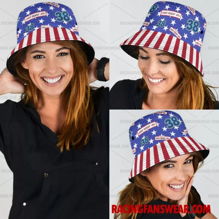 Nascar store - Loyal fans of Joe Graf Jr's Bucket Hat:vintage nascar racing suit,uniform,apparel,shirts,merch,hoodie,jackets,shorts,sweatshirt,outfits,clothes