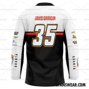 Jake Garcia Nascar Racing 2023 Uniform Apparel Clothes Baseball Jersey Hockey Jersey 4 Nascar store - Loyal fans of Jake Garcia's Unisex Baseball Jerseys,Kid Baseball Jerseys,Youth Baseball Jerseys,Men's Hockey Jerseys,WoMen's Hockey Jerseys,Youth's Hockey Jerseys:vintage nascar racing suit,uniform,apparel,shirts,merch,hoodie,jackets,shorts,sweatshirt,outfits,clothes