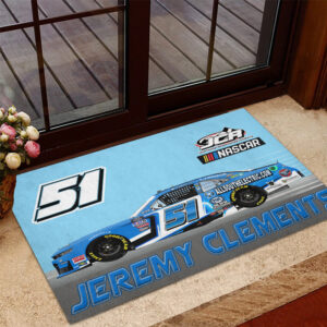 Jeremy Clements Nascar Racing 2023 Carpet Living Room Area Rugs Doormats Blanket Flag Home 6 Nascar store - Loyal fans of Jeremy Clements's Rug,Doormat,Blanket Microfiber Fleece,Blanket Premium Sherpa,House Flag:vintage nascar racing suit,uniform,apparel,shirts,merch,hoodie,jackets,shorts,sweatshirt,outfits,clothes