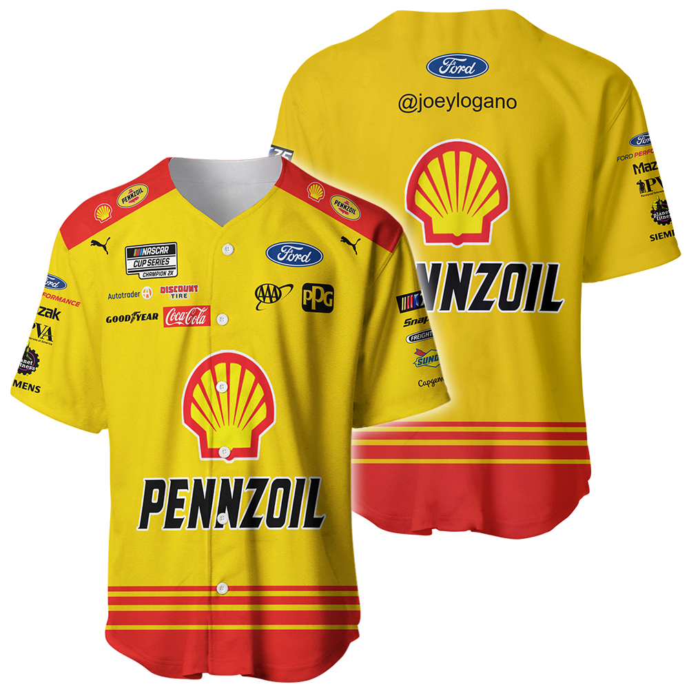 Joey Logano Nascar 2023 Shell Pennzoil Racing Suit Uniform Apparel ...