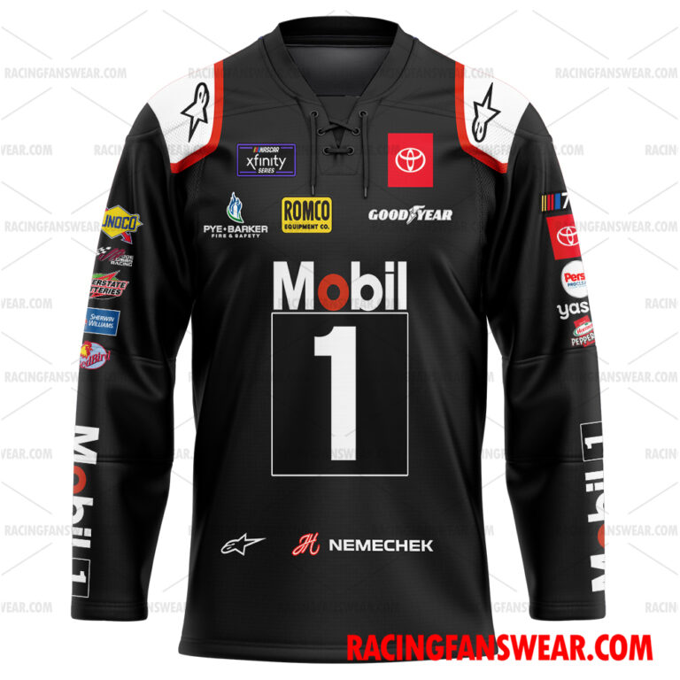 Nascar store - Loyal fans of John Hunter Nemechek's Unisex Baseball Jerseys,Kid Baseball Jerseys,Youth Baseball Jerseys,Men's Hockey Jerseys,WoMen's Hockey Jerseys,Youth's Hockey Jerseys:vintage nascar racing suit,uniform,apparel,shirts,merch,hoodie,jackets,shorts,sweatshirt,outfits,clothes