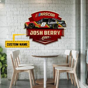 Nascar store - Loyal fans of Josh Berry's Cut Metal Signs:vintage nascar racing suit,uniform,apparel,shirts,merch,hoodie,jackets,shorts,sweatshirt,outfits,clothes