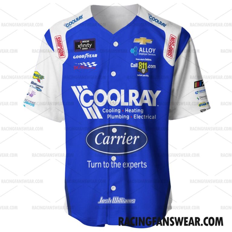 Nascar store - Loyal fans of Josh Williams's Unisex Baseball Jerseys,Kid Baseball Jerseys,Youth Baseball Jerseys:vintage nascar racing suit,uniform,apparel,shirts,merch,hoodie,jackets,shorts,sweatshirt,outfits,clothes