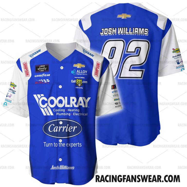 Nascar store - Loyal fans of Josh Williams's Unisex Baseball Jerseys,Kid Baseball Jerseys,Youth Baseball Jerseys,Men's Hockey Jerseys,WoMen's Hockey Jerseys,Youth's Hockey Jerseys:vintage nascar racing suit,uniform,apparel,shirts,merch,hoodie,jackets,shorts,sweatshirt,outfits,clothes