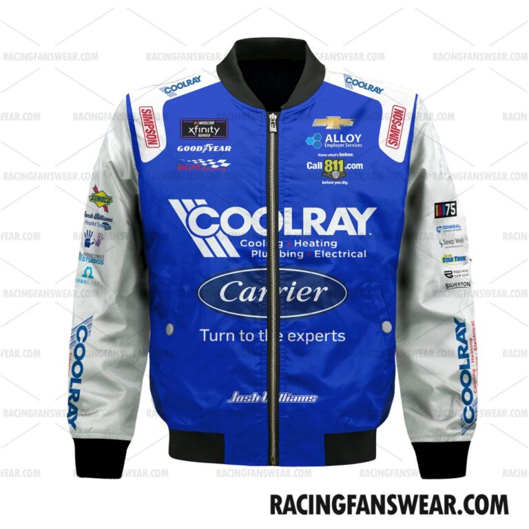 Nascar store - Loyal fans of Josh Williams's Bomber Jacket,Unisex Thick Coat,Unisex Sleeveless Hoodie,Unisex Hooded T-Shirt,Kid Sleeveless Hoodie,Kid Hooded T-Shirts,Kid Thick Coat:vintage nascar racing suit,uniform,apparel,shirts,merch,hoodie,jackets,shorts,sweatshirt,outfits,clothes