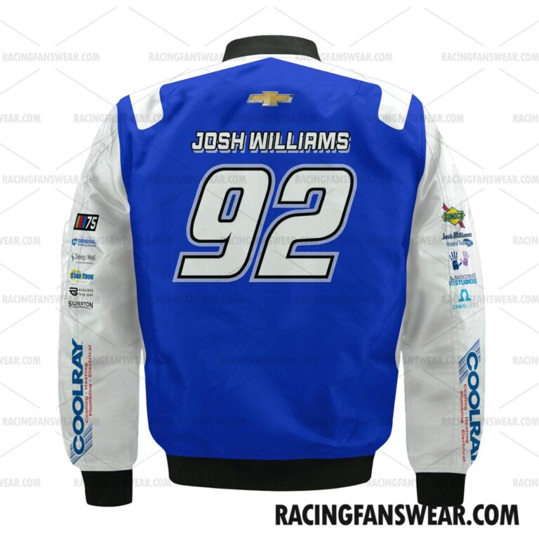 Nascar store - Loyal fans of Josh Williams's Bomber Jacket,Unisex Thick Coat,Unisex Sleeveless Hoodie,Unisex Hooded T-Shirt,Kid Sleeveless Hoodie,Kid Hooded T-Shirts,Kid Thick Coat:vintage nascar racing suit,uniform,apparel,shirts,merch,hoodie,jackets,shorts,sweatshirt,outfits,clothes