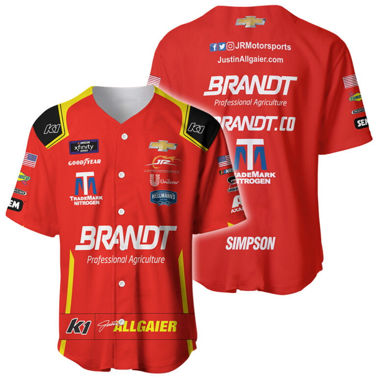 Justin Allgaier Nascar 2023 JRM Racing Suit Uniform Apparel Clothes ...