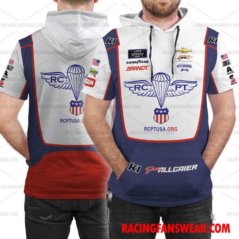 Nascar store - Loyal fans of Justin Allgaier's Bomber Jacket,Unisex Thick Coat,Unisex Sleeveless Hoodie,Unisex Hooded T-Shirt,Kid Sleeveless Hoodie,Kid Hooded T-Shirts,Kid Thick Coat:vintage nascar racing suit,uniform,apparel,shirts,merch,hoodie,jackets,shorts,sweatshirt,outfits,clothes