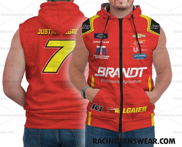 Nascar store - Loyal fans of Justin Allgaier's Bomber Jacket,Unisex Thick Coat,Unisex Sleeveless Hoodie,Unisex Hooded T-Shirt,Kid Sleeveless Hoodie,Kid Hooded T-Shirts,Kid Thick Coat:vintage nascar racing suit,uniform,apparel,shirts,merch,hoodie,jackets,shorts,sweatshirt,outfits,clothes