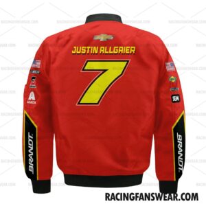 Nascar store - Loyal fans of Justin Allgaier's Bomber Jacket,Unisex Thick Coat,Unisex Sleeveless Hoodie,Unisex Hooded T-Shirt,Kid Sleeveless Hoodie,Kid Hooded T-Shirts,Kid Thick Coat:vintage nascar racing suit,uniform,apparel,shirts,merch,hoodie,jackets,shorts,sweatshirt,outfits,clothes