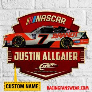 Nascar store - Loyal fans of Justin Allgaier's Cut Metal Signs:vintage nascar racing suit,uniform,apparel,shirts,merch,hoodie,jackets,shorts,sweatshirt,outfits,clothes