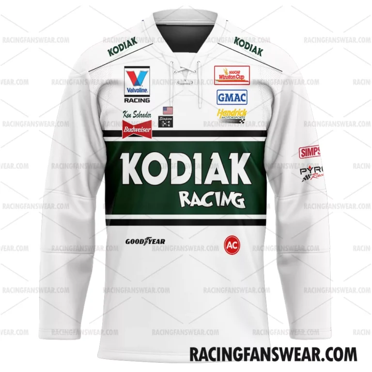 Nascar store - Loyal fans of Ken Schrader's Men's Hockey Jerseys,WoMen's Hockey Jerseys,Youth's Hockey Jerseys:vintage nascar racing suit,uniform,apparel,shirts,merch,hoodie,jackets,shorts,sweatshirt,outfits,clothes