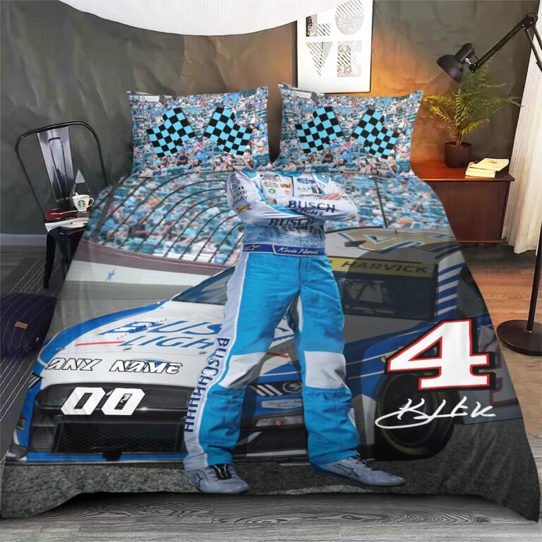 Nascar store - Loyal fans of Kevin Harvick's Bedding Duvet Cover + 1/2 Pillow Cases:vintage nascar racing suit,uniform,apparel,shirts,merch,hoodie,jackets,shorts,sweatshirt,outfits,clothes