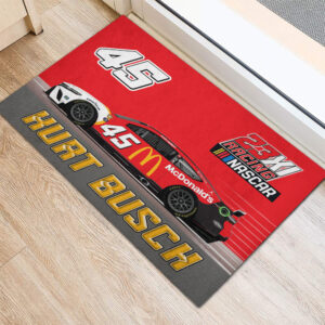Kurt Busch Nascar 23XI Racing Carpet Living Room Area Rugs Doormats Blanket Flag Home 5 Nascar store - Loyal fans of Kurt Busch's Rug,Doormat,Blanket Microfiber Fleece,Blanket Premium Sherpa,House Flag:vintage nascar racing suit,uniform,apparel,shirts,merch,hoodie,jackets,shorts,sweatshirt,outfits,clothes