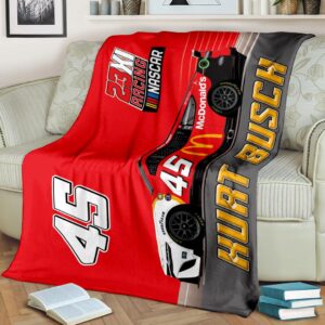 Kurt Busch Nascar 23XI Racing Carpet Living Room Area Rugs Doormats Blanket Flag Home 7 Nascar store - Loyal fans of Kurt Busch's Rug,Doormat,Blanket Microfiber Fleece,Blanket Premium Sherpa,House Flag:vintage nascar racing suit,uniform,apparel,shirts,merch,hoodie,jackets,shorts,sweatshirt,outfits,clothes