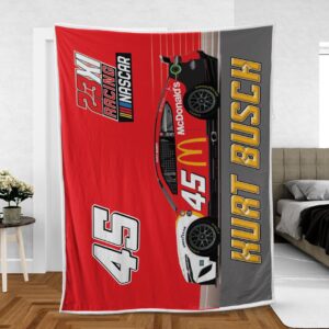 Kurt Busch Nascar 23XI Racing Carpet Living Room Area Rugs Doormats Blanket Flag Home 9 Nascar store - Loyal fans of Kurt Busch's Rug,Doormat,Blanket Microfiber Fleece,Blanket Premium Sherpa,House Flag:vintage nascar racing suit,uniform,apparel,shirts,merch,hoodie,jackets,shorts,sweatshirt,outfits,clothes