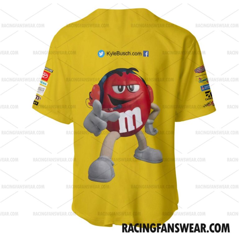 Nascar store - Loyal fans of Kyle Busch's Unisex Baseball Jerseys,Kid Baseball Jerseys,Youth Baseball Jerseys:vintage nascar racing suit,uniform,apparel,shirts,merch,hoodie,jackets,shorts,sweatshirt,outfits,clothes