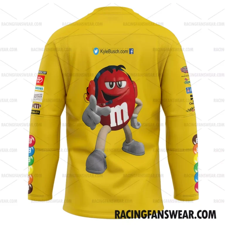 Nascar store - Loyal fans of Kyle Busch's Men's Hockey Jerseys,WoMen's Hockey Jerseys,Youth's Hockey Jerseys:vintage nascar racing suit,uniform,apparel,shirts,merch,hoodie,jackets,shorts,sweatshirt,outfits,clothes