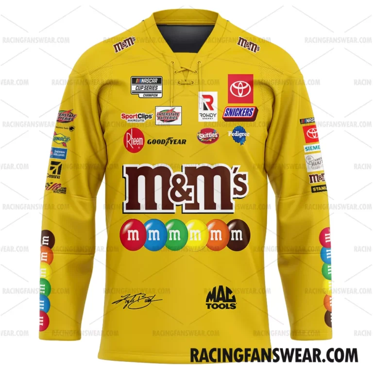 Nascar store - Loyal fans of Kyle Busch's Men's Hockey Jerseys,WoMen's Hockey Jerseys,Youth's Hockey Jerseys:vintage nascar racing suit,uniform,apparel,shirts,merch,hoodie,jackets,shorts,sweatshirt,outfits,clothes