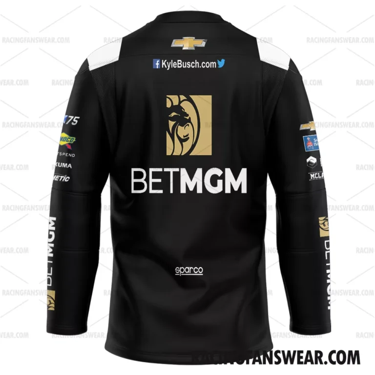 Nascar store - Loyal fans of Kyle Busch's Men's Hockey Jerseys,WoMen's Hockey Jerseys,Youth's Hockey Jerseys:vintage nascar racing suit,uniform,apparel,shirts,merch,hoodie,jackets,shorts,sweatshirt,outfits,clothes