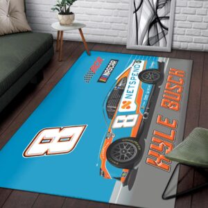 Kyle Busch Nascar 2023 RCR Netspend Racing Carpet Living Room Area Rugs Doormats Blanket Flag Home 1 Nascar store - Loyal fans of Kyle Busch's Rug,Doormat,Blanket Microfiber Fleece,Blanket Premium Sherpa,House Flag:vintage nascar racing suit,uniform,apparel,shirts,merch,hoodie,jackets,shorts,sweatshirt,outfits,clothes
