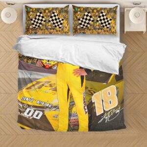 Kyle Busch Nascar Racing Custom Name and Number Bedding Duvet Cover + 1|2 Pillow Cases 2 Nascar store - Loyal fans of Kyle Busch's Bedding Duvet Cover + 1/2 Pillow Cases:vintage nascar racing suit,uniform,apparel,shirts,merch,hoodie,jackets,shorts,sweatshirt,outfits,clothes
