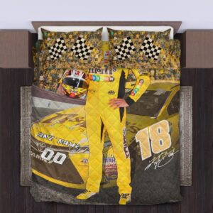 Kyle Busch Nascar Racing Custom Name and Number Bedding Duvet Cover + 1|2 Pillow Cases 3 Nascar store - Loyal fans of Kyle Busch's Bedding Duvet Cover + 1/2 Pillow Cases:vintage nascar racing suit,uniform,apparel,shirts,merch,hoodie,jackets,shorts,sweatshirt,outfits,clothes