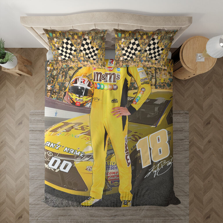 Nascar store - Loyal fans of Kyle Busch's Bedding Duvet Cover + 1/2 Pillow Cases:vintage nascar racing suit,uniform,apparel,shirts,merch,hoodie,jackets,shorts,sweatshirt,outfits,clothes