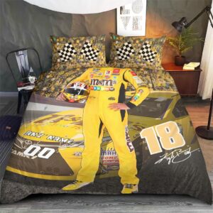 Kyle Busch Nascar Racing Custom Name and Number Bedding Duvet Cover + 1|2 Pillow Cases 1 Nascar store - Loyal fans of Kyle Busch's Bedding Duvet Cover + 1/2 Pillow Cases:vintage nascar racing suit,uniform,apparel,shirts,merch,hoodie,jackets,shorts,sweatshirt,outfits,clothes