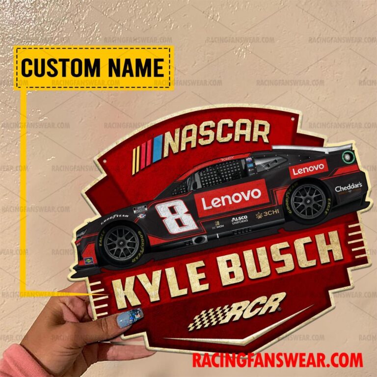 Nascar store - Loyal fans of Kyle Busch's Cut Metal Signs:vintage nascar racing suit,uniform,apparel,shirts,merch,hoodie,jackets,shorts,sweatshirt,outfits,clothes