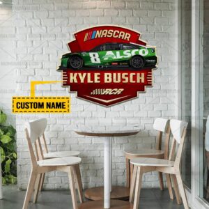 Nascar store - Loyal fans of Kyle Busch's Cut Metal Signs:vintage nascar racing suit,uniform,apparel,shirts,merch,hoodie,jackets,shorts,sweatshirt,outfits,clothes