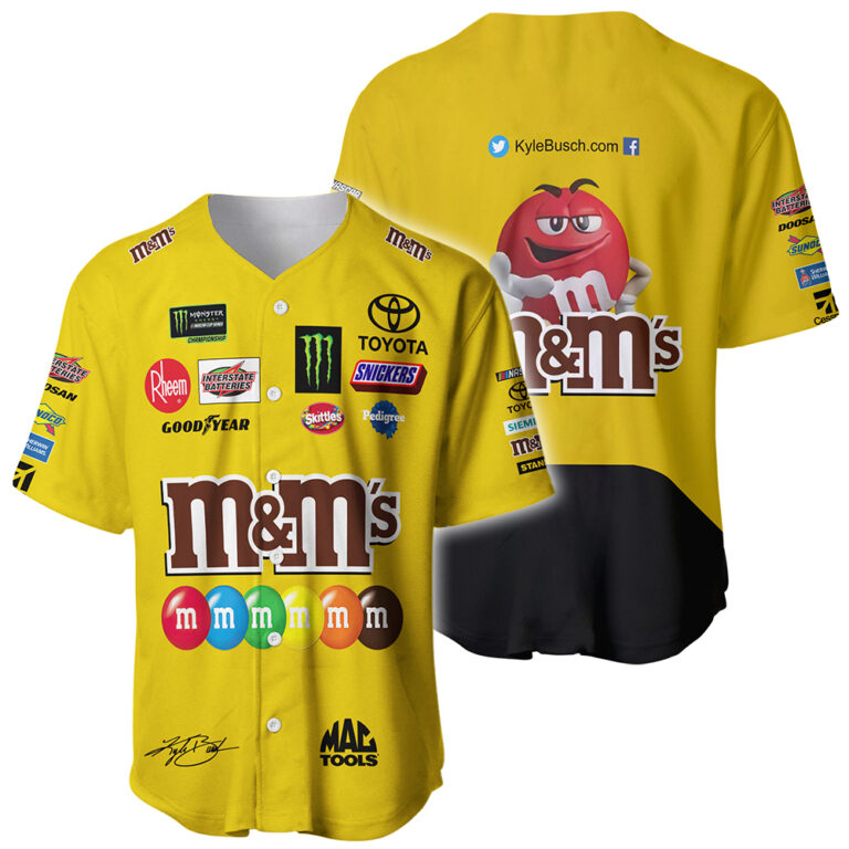 Nascar store - Loyal fans of Kyle Busch's Unisex Baseball Jerseys,Kid Baseball Jerseys,Youth Baseball Jerseys:vintage nascar racing suit,uniform,apparel,shirts,merch,hoodie,jackets,shorts,sweatshirt,outfits,clothes