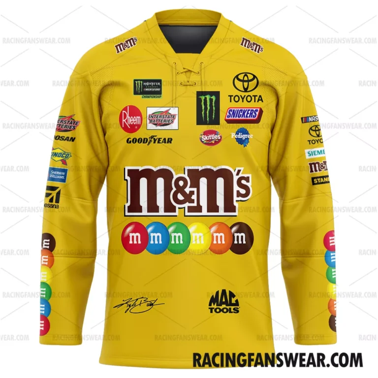 Nascar store - Loyal fans of Kyle Busch's Men's Hockey Jerseys,WoMen's Hockey Jerseys,Youth's Hockey Jerseys:vintage nascar racing suit,uniform,apparel,shirts,merch,hoodie,jackets,shorts,sweatshirt,outfits,clothes