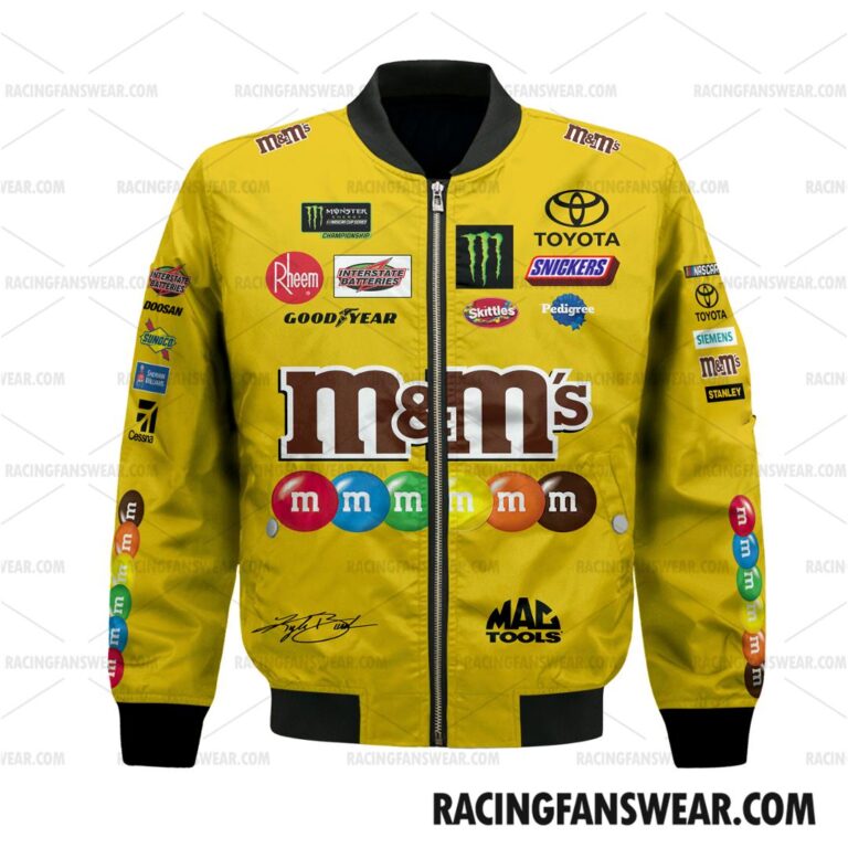 Nascar store - Loyal fans of Kyle Busch's Bomber Jacket,Unisex Thick Coat,Kid Thick Coat:vintage nascar racing suit,uniform,apparel,shirts,merch,hoodie,jackets,shorts,sweatshirt,outfits,clothes