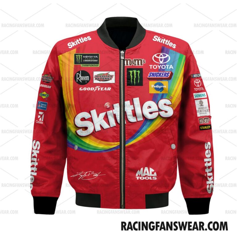 Nascar store - Loyal fans of Kyle Busch's Bomber Jacket,Unisex Thick Coat,Kid Thick Coat:vintage nascar racing suit,uniform,apparel,shirts,merch,hoodie,jackets,shorts,sweatshirt,outfits,clothes