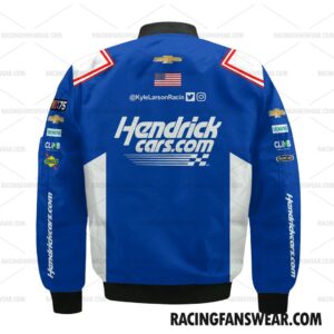 Kyle Larson Nascar 2023 HendrickCars Racing Suit Uniform Apparel Clothes Adult Kid Bomber Jacket Thick Coat 1 Nascar store - Loyal fans of Kyle Larson's Bomber Jacket,Unisex Thick Coat,Kid Thick Coat:vintage nascar racing suit,uniform,apparel,shirts,merch,hoodie,jackets,shorts,sweatshirt,outfits,clothes
