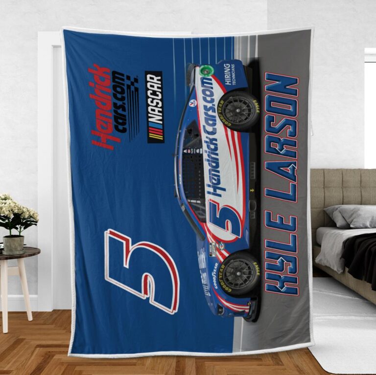 Nascar store - Loyal fans of Kyle Larson's Rug,Doormat,Blanket Microfiber Fleece,Blanket Premium Sherpa:vintage nascar racing suit,uniform,apparel,shirts,merch,hoodie,jackets,shorts,sweatshirt,outfits,clothes