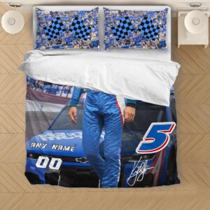 Kyle Larson Nascar Racing Custom Name and Number Bedding Duvet Cover + 1|2 Pillow Cases 2 Nascar store - Loyal fans of Kyle Larson's Bedding Duvet Cover + 1/2 Pillow Cases:vintage nascar racing suit,uniform,apparel,shirts,merch,hoodie,jackets,shorts,sweatshirt,outfits,clothes
