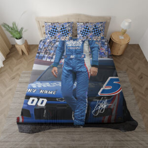 Kyle Larson Nascar Racing Custom Name and Number Bedding Duvet Cover + 1|2 Pillow Cases 5 Nascar store - Loyal fans of Kyle Larson's Bedding Duvet Cover + 1/2 Pillow Cases:vintage nascar racing suit,uniform,apparel,shirts,merch,hoodie,jackets,shorts,sweatshirt,outfits,clothes