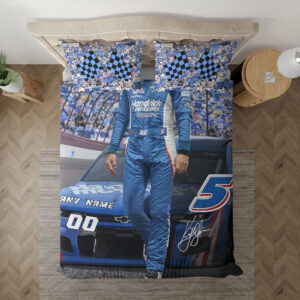 Kyle Larson Nascar Racing Custom Name and Number Bedding Duvet Cover + 1|2 Pillow Cases 7 Nascar store - Loyal fans of Kyle Larson's Bedding Duvet Cover + 1/2 Pillow Cases:vintage nascar racing suit,uniform,apparel,shirts,merch,hoodie,jackets,shorts,sweatshirt,outfits,clothes