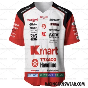 Mario Andretti Nascar Racing Suit Uniform Apparel Clothes Adult Kid Youth Baseball Jersey 1 Nascar store - Loyal fans of Mario Andretti's Unisex Baseball Jerseys,Kid Baseball Jerseys,Youth Baseball Jerseys:vintage nascar racing suit,uniform,apparel,shirts,merch,hoodie,jackets,shorts,sweatshirt,outfits,clothes