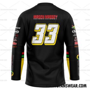 Mason Massey Nascar Racing 2023 Uniform Apparel Clothes Baseball Jersey Hockey Jersey 4 Nascar store - Loyal fans of Mason Massey's Unisex Baseball Jerseys,Kid Baseball Jerseys,Youth Baseball Jerseys,Men's Hockey Jerseys,WoMen's Hockey Jerseys,Youth's Hockey Jerseys:vintage nascar racing suit,uniform,apparel,shirts,merch,hoodie,jackets,shorts,sweatshirt,outfits,clothes