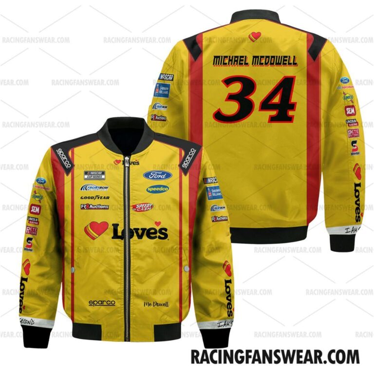 Nascar store - Loyal fans of Michael McDowell's Bomber Jacket,Unisex Thick Coat,Unisex Sleeveless Hoodie,Unisex Hooded T-Shirt,Kid Sleeveless Hoodie,Kid Hooded T-Shirts,Kid Thick Coat:vintage nascar racing suit,uniform,apparel,shirts,merch,hoodie,jackets,shorts,sweatshirt,outfits,clothes